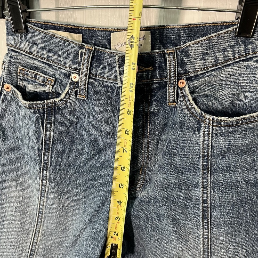 Universal Thread Women's Vintage Straight Jeans Medium Tint Denim Sz 0/25R - Picture 6 of 11